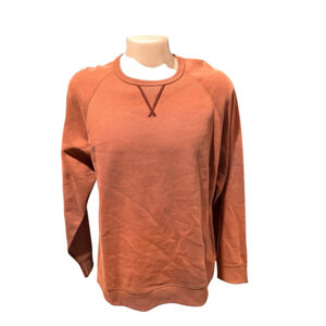 Men's Faherty Brand Mauve Standard Fleece Crewneck Sweatshirt XLh7